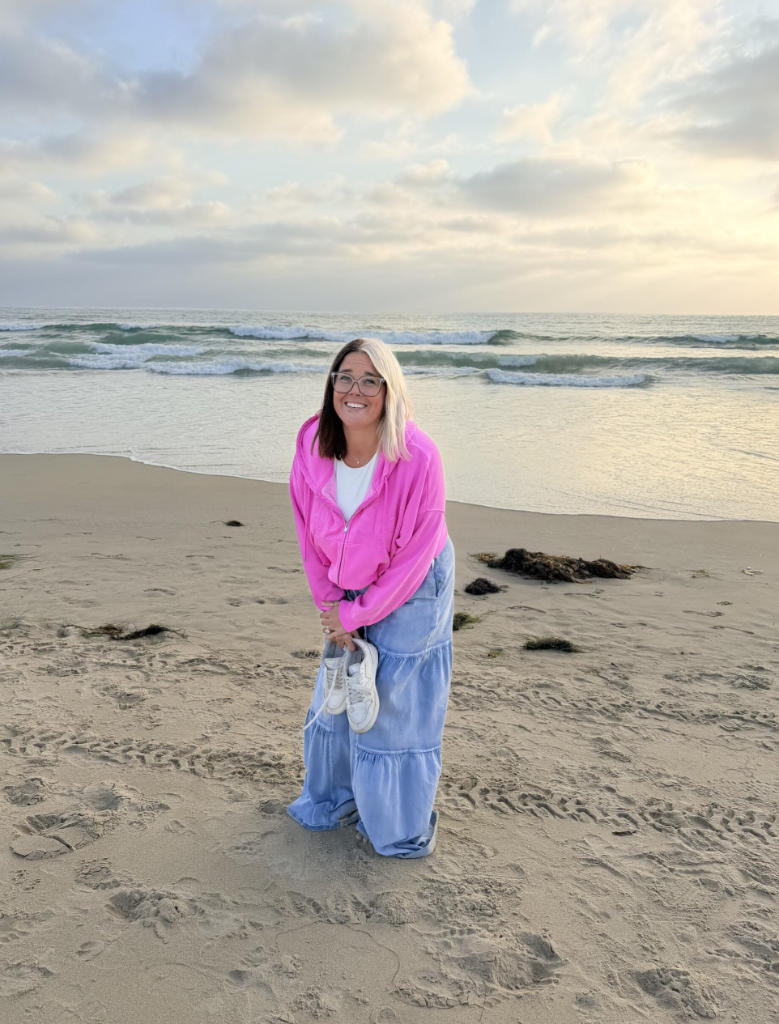 Erica at the beach
