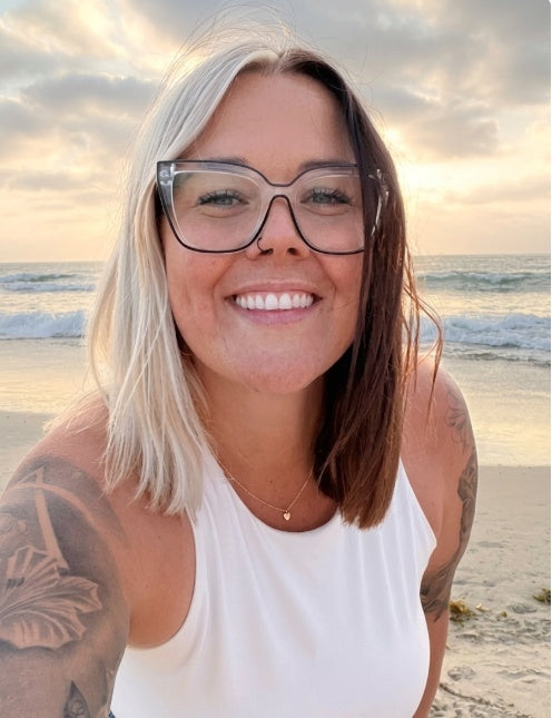 Erica at the beach